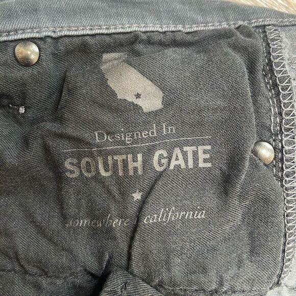 AG Adriano Goldschmied Harper Dark Gray Essential Straight Jeans 26R - Picture 10 of 13